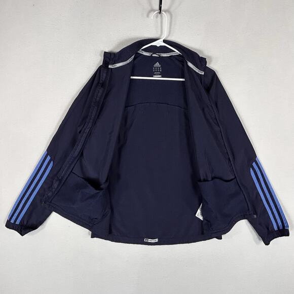 Adidas Formotion Clima 365 Athletic Running Jacket Womens Medium Windbreaker Zip - Picture 3 of 12